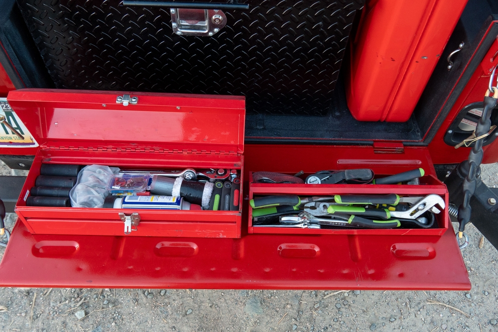 Prescott,,Arizona,,Usa,-,Sept,2nd,2024:,A,Car,Toolbox