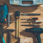 Work,Tool.,Flat,Lay.